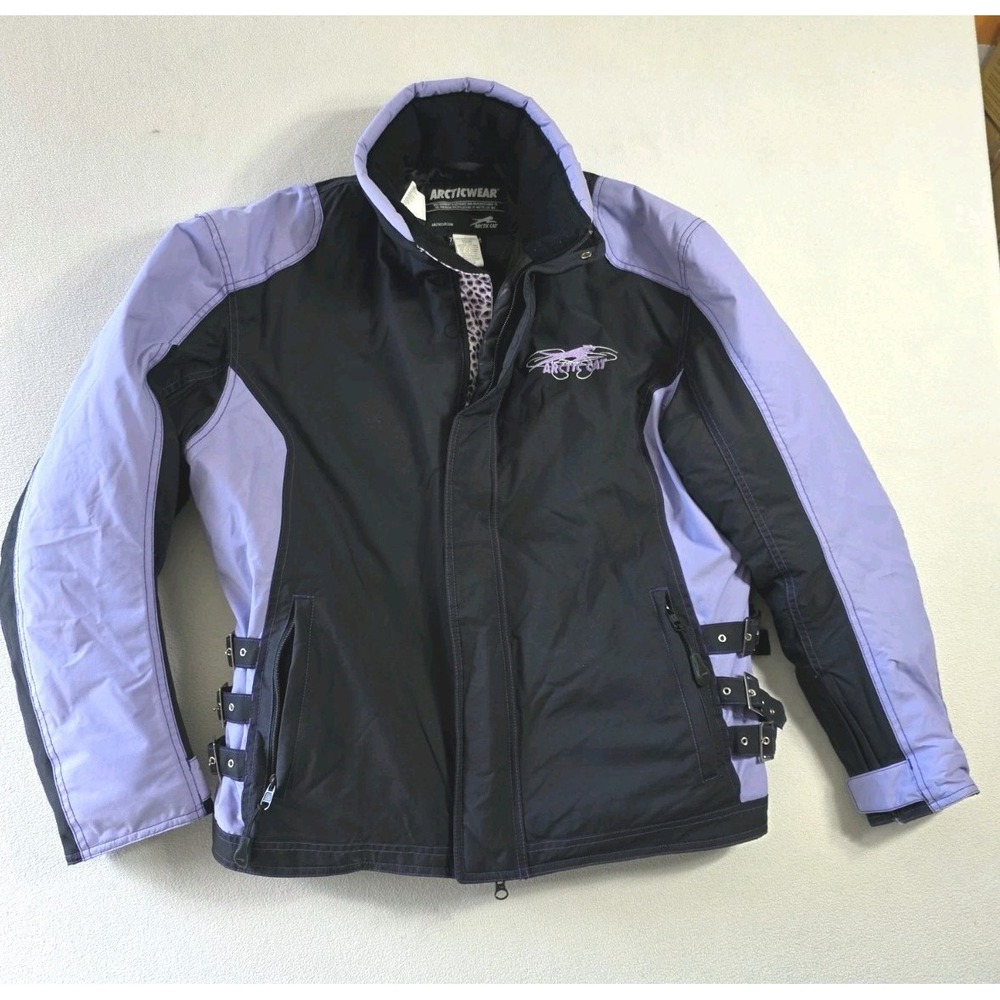 Large- ARTIC CAT ARTICWEAR CATWALK PURPLE/BLACK SNOWMOBILE SKI JACKET‎ WOMENS